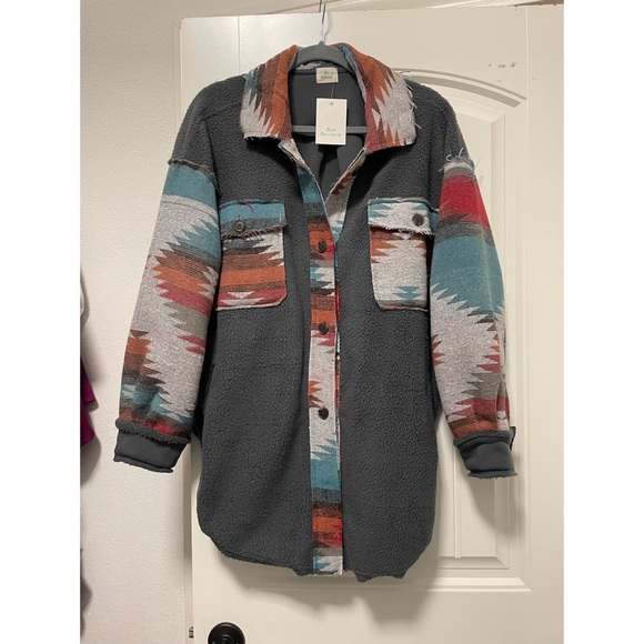 Aztec Sherpa Jacket - Small - NWT - Picture 5 of 6